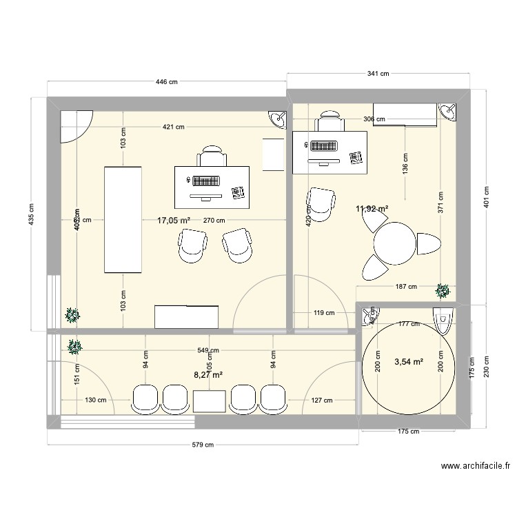 eve 2. Plan de 4 pièces et 41 m2