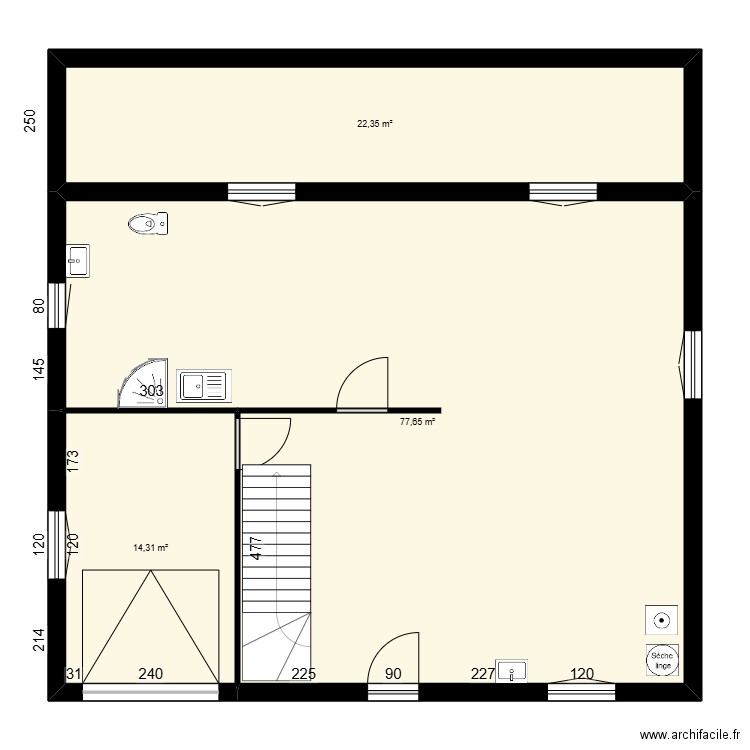 Plan définitif 5. Plan de 10 pièces et 228 m2