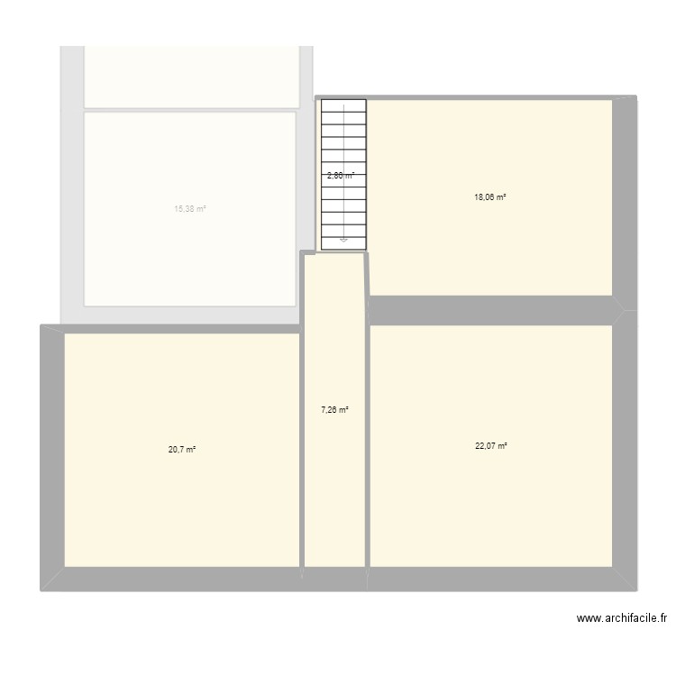 rondot. Plan de 12 pièces et 167 m2