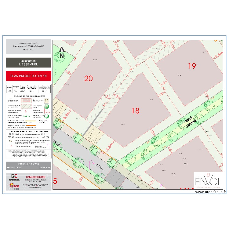 Implantation-Parcelle portail_2. Plan de 0 pièce et 0 m2