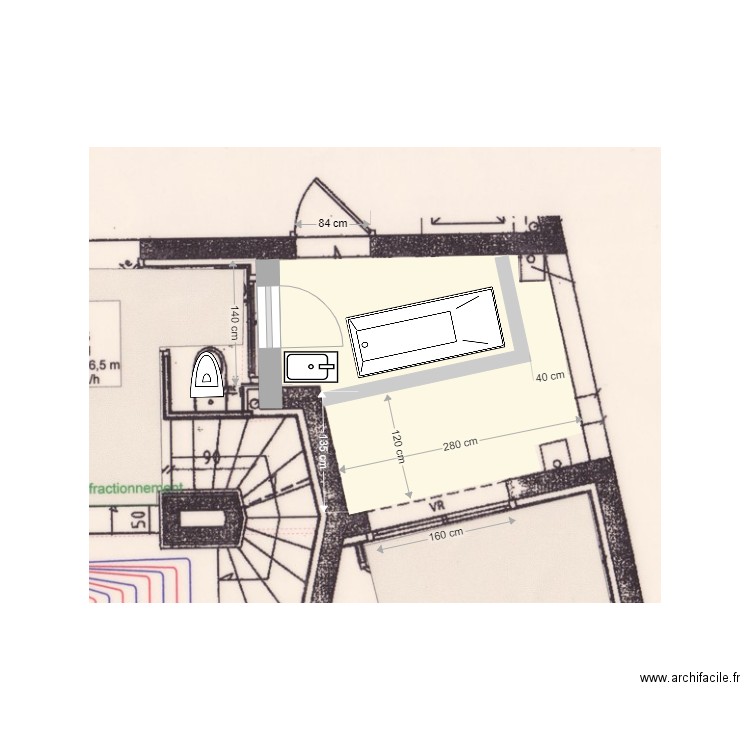 Arzon SdB patio v2. Plan de 0 pièce et 0 m2