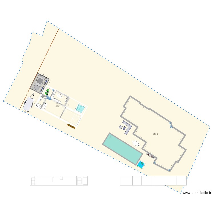 LB44 12. Plan de 2 pièces et 244 m2