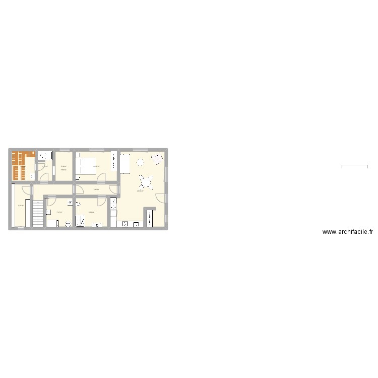 Chalet UG mit Einleger-Wohnung. Plan de 10 pièces et 99 m2