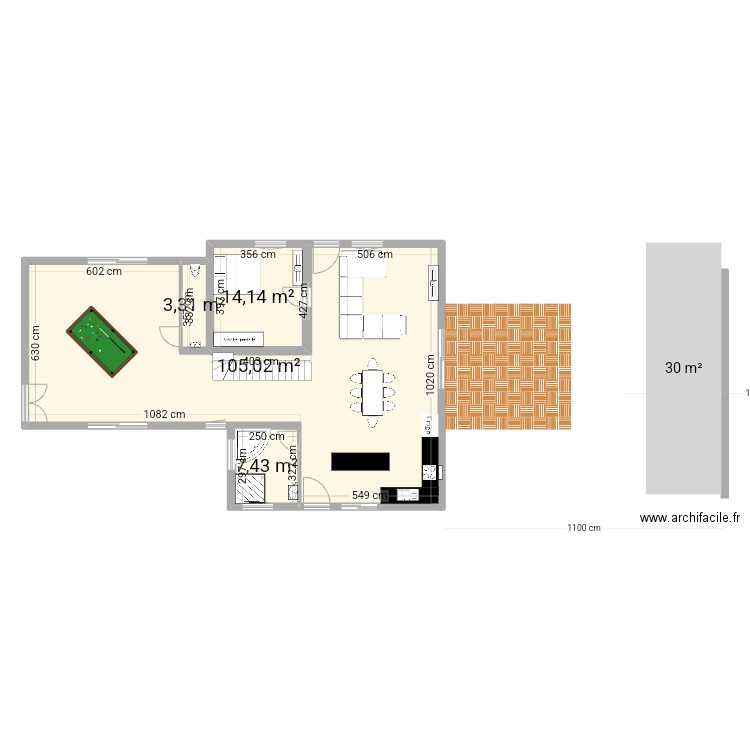 VC FINAL 1. Plan de 4 pièces et 130 m2