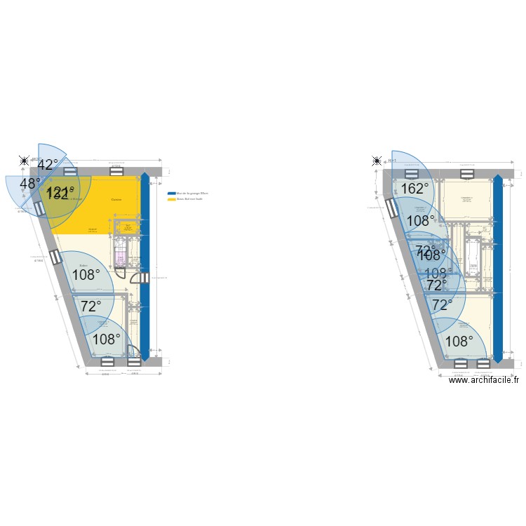 Ml24013876 Vauthier. Plan de 16 pièces et 166 m2