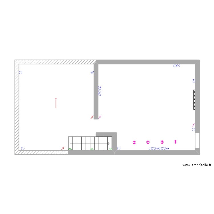 arnaud garage etage. Plan de 0 pièce et 0 m2