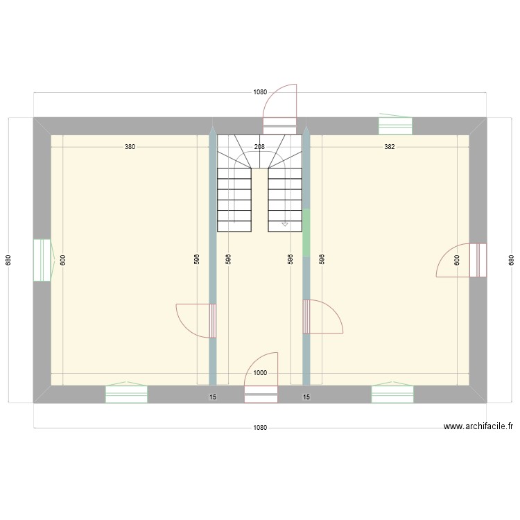 Marmayou Et 1. Plan de 7 pièces et 179 m2