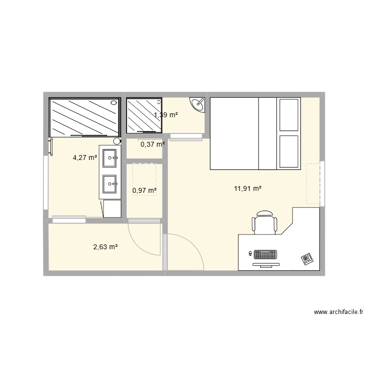 tdyuksu5te7eli6ud. Plan de 6 pièces et 22 m2