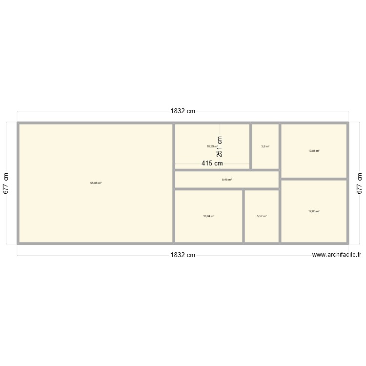 CASE PI CELIA. Plan de 8 pièces et 116 m2