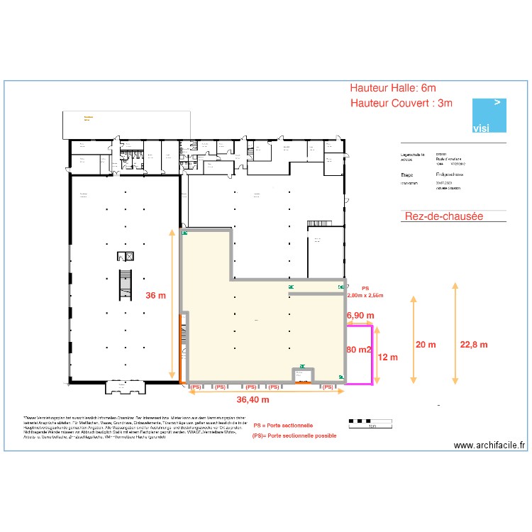 anciennement Miauton. Plan de 1 pièce et 969 m2