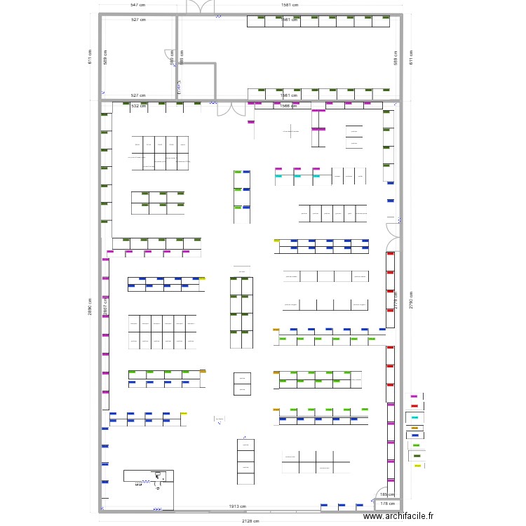 Autun 1 vierge. Plan de 4 pièces et 724 m2