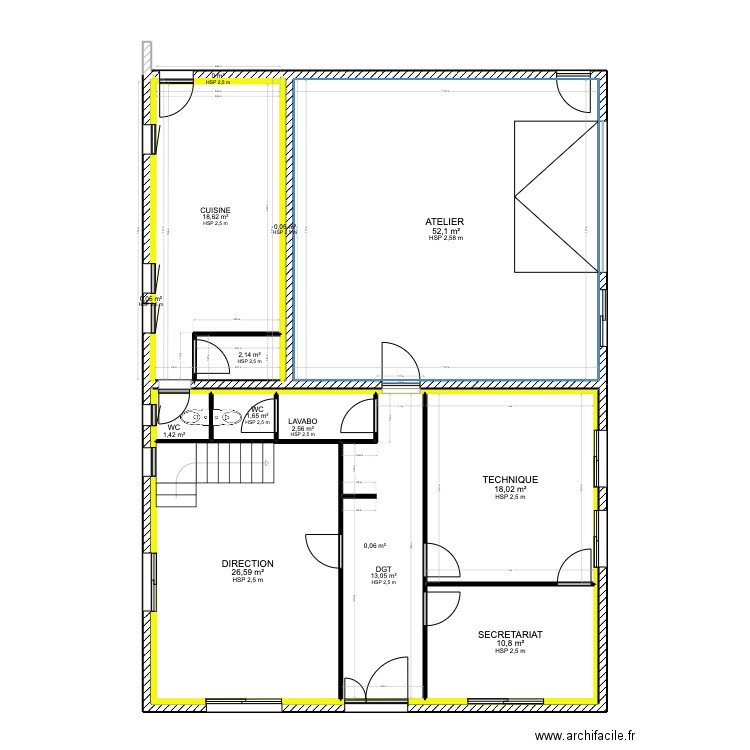 boulazac 9. Plan de 14 pièces et 227 m2