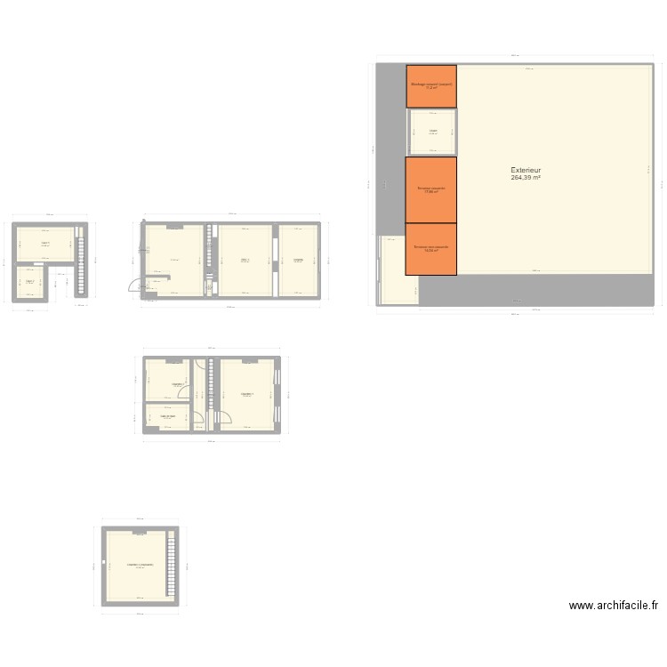 Dour - Cave. Plan de 18 pièces et 435 m2