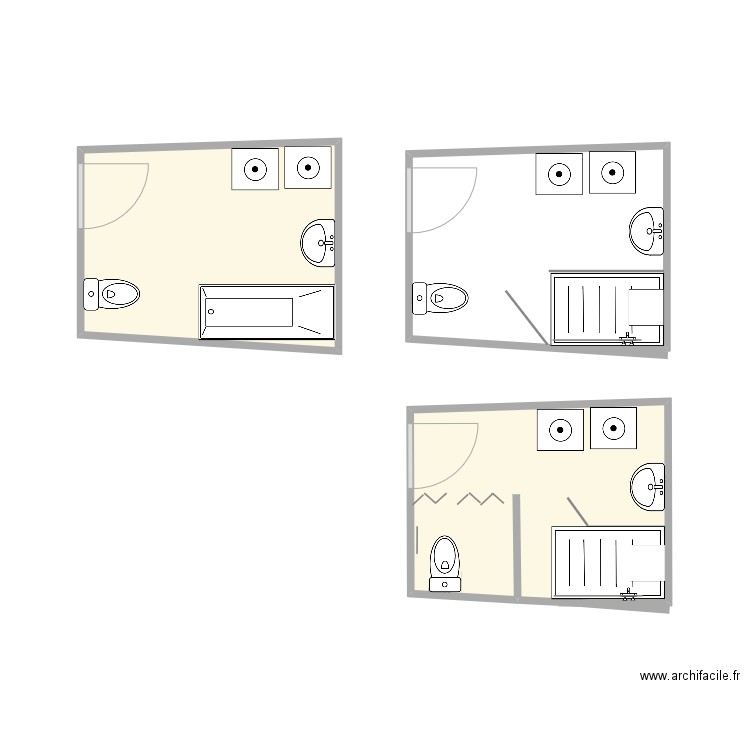 LE DILY. Plan de 2 pièces et 15 m2