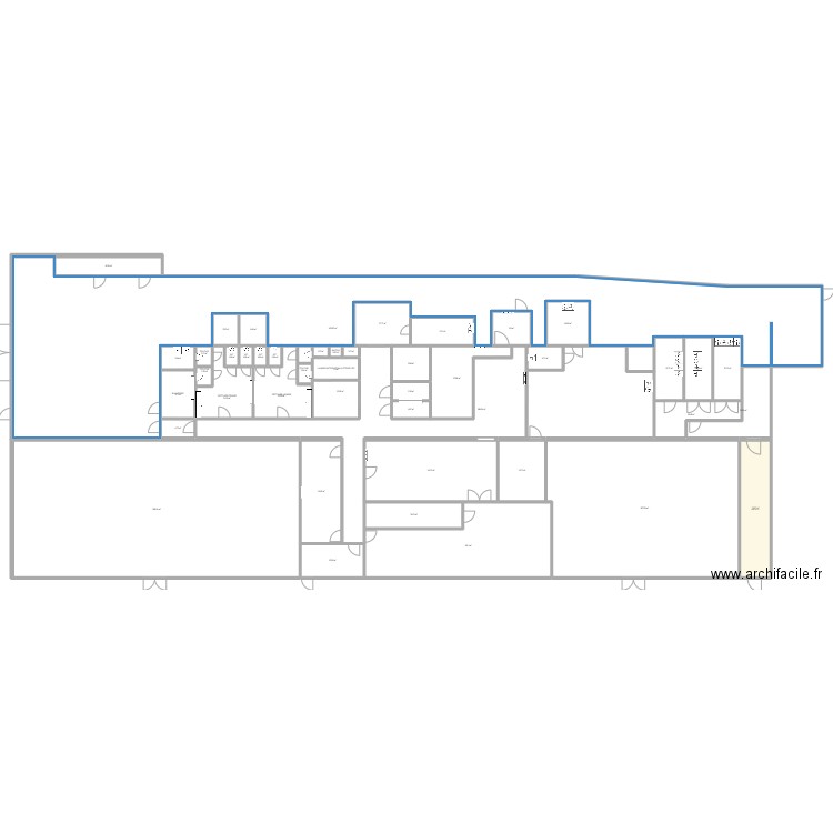 plan de masse IOS 2. Plan de 45 pièces et 1724 m2