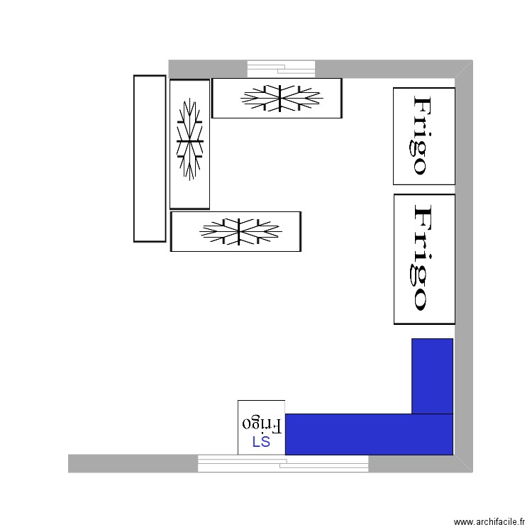 LS pâtisserie 1. Plan de 0 pièce et 0 m2