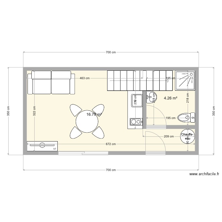 CHALET 3. Plan de 0 pièce et 0 m2