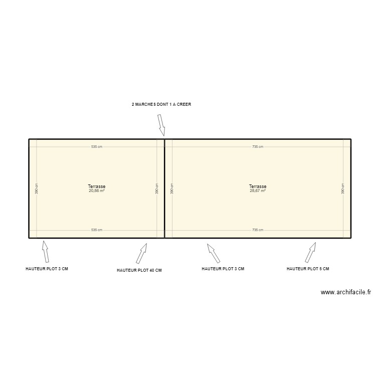 AUGUIN 2. Plan de 2 pièces et 50 m2