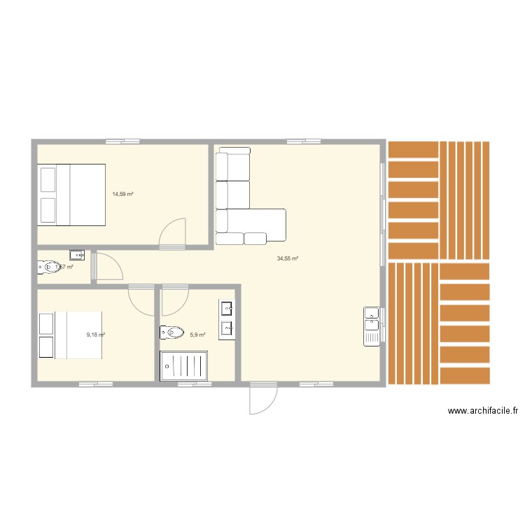 PLAN MAISON. Plan de 0 pièce et 0 m2