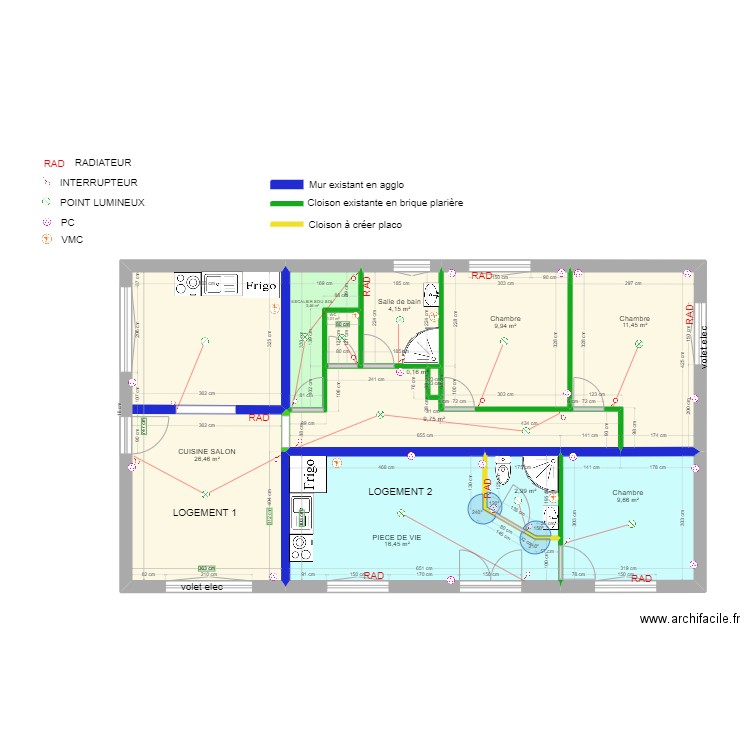 PLAN LOC FUTUR. Plan de 0 pièce et 0 m2