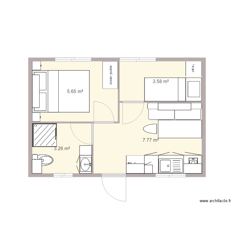 mobilhome2. Plan de 0 pièce et 0 m2