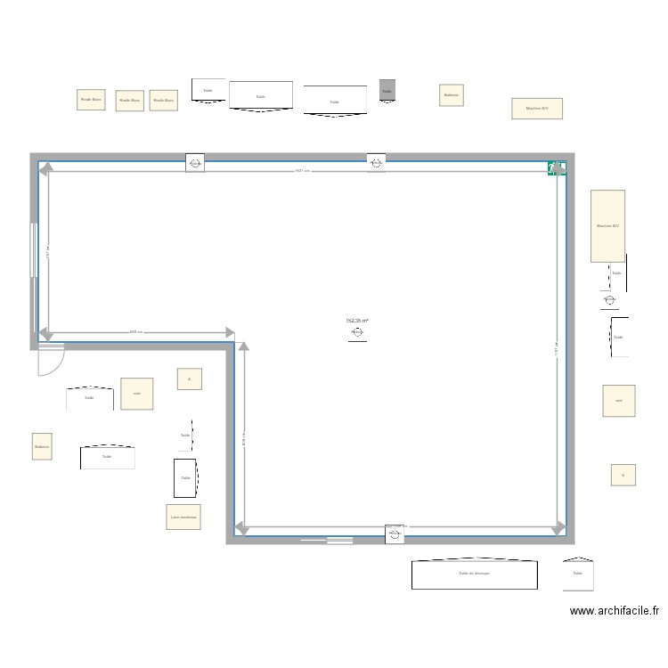 plan vide. Plan de 0 pièce et 0 m2