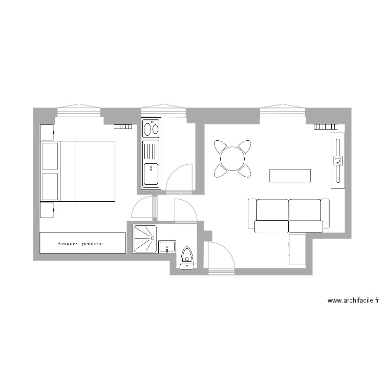 plan définitif. Plan de 0 pièce et 0 m2