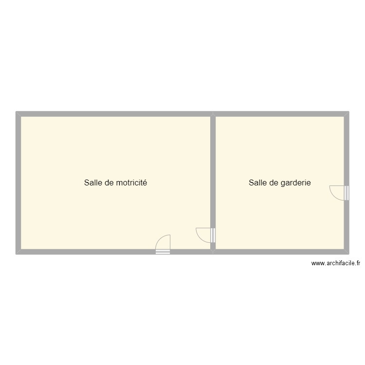 Batiment B. Plan de 2 pièces et 127 m2