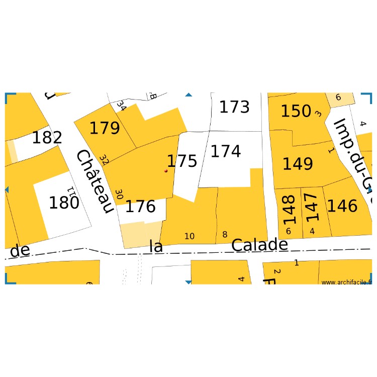 cadastre auriane. Plan de 0 pièce et 0 m2