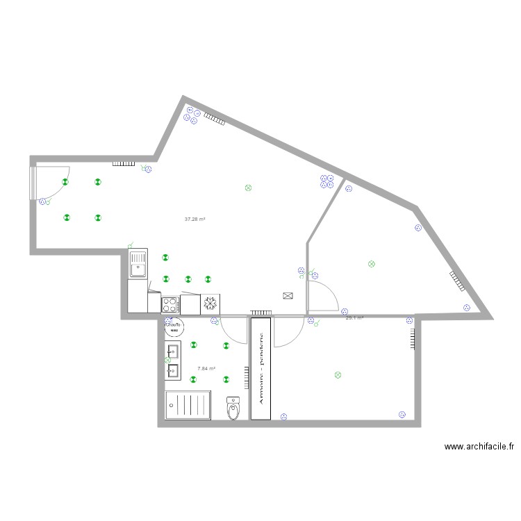 T3 PARIS 20181221. Plan de 0 pièce et 0 m2