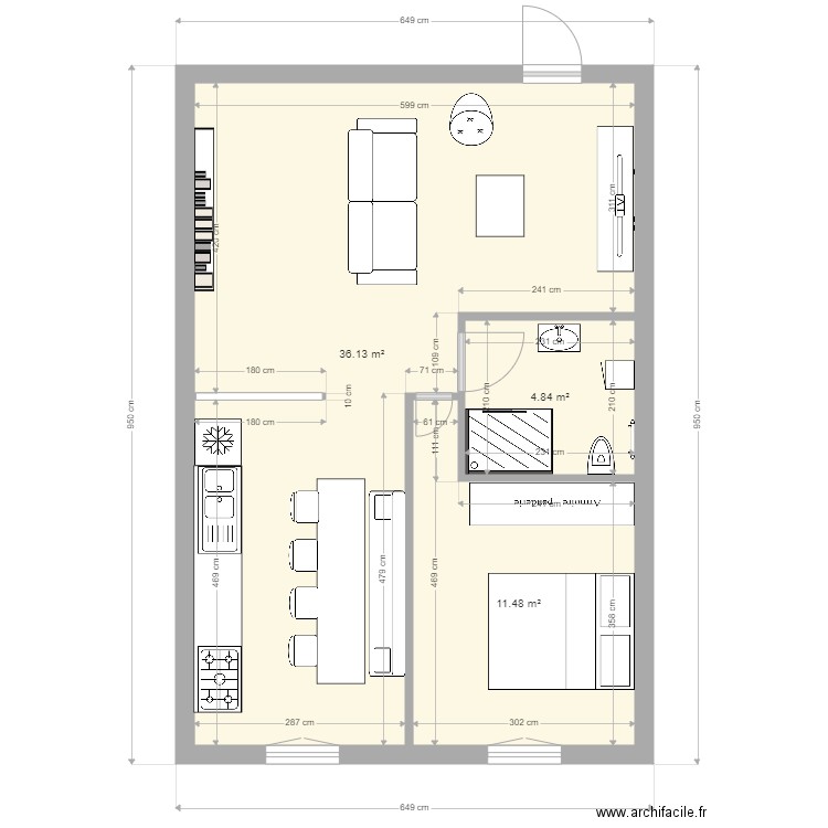 la grosse 1. Plan de 0 pièce et 0 m2