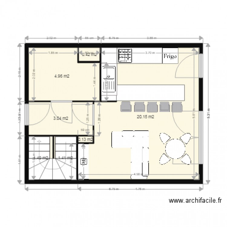 appartement 2. Plan de 0 pièce et 0 m2