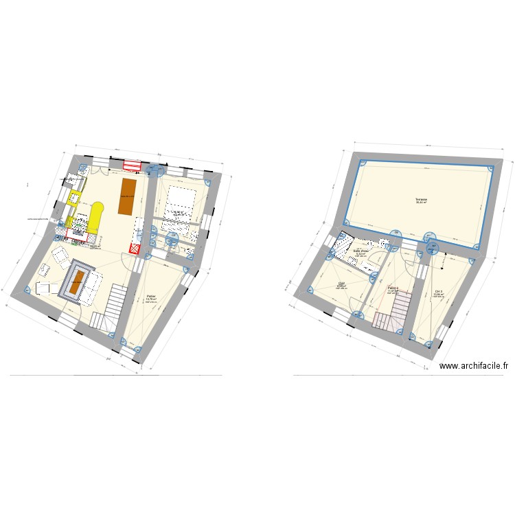 11_plan_projet SDE_2e etage_Rivières. Plan de 0 pièce et 0 m2