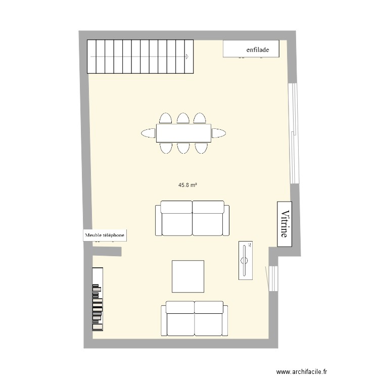 salon. Plan de 0 pièce et 0 m2