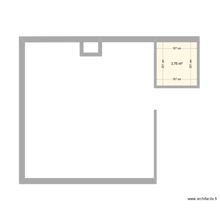 Séjour cuisine cellier 1. Plan de 0 pièce et 0 m2