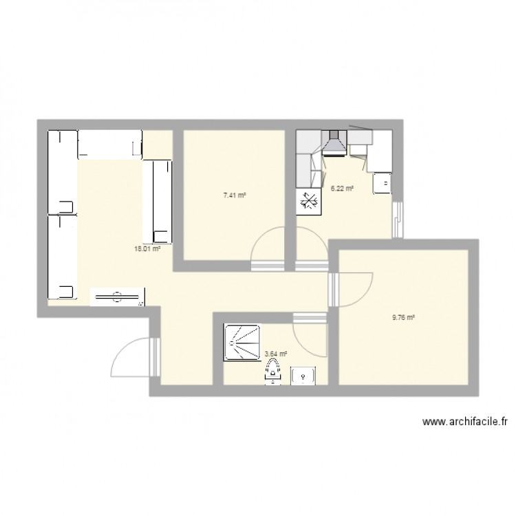 bouznika. Plan de 0 pièce et 0 m2