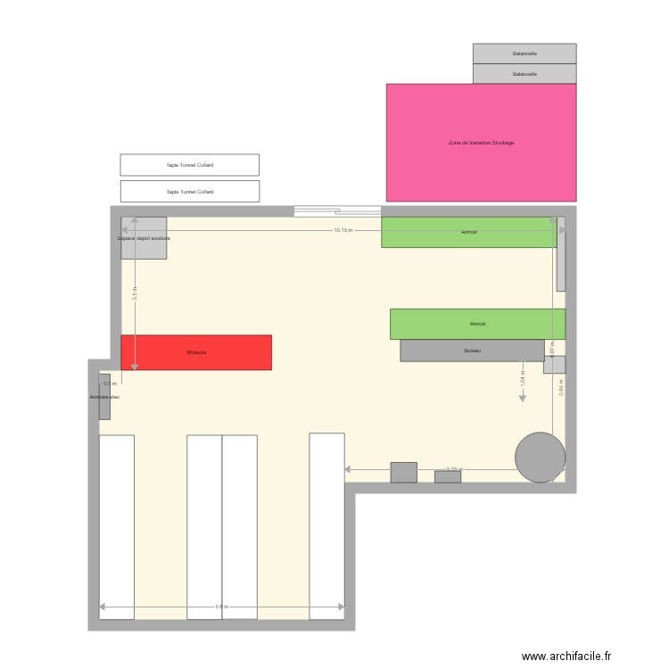 Implentation stockP2V2. Plan de 0 pièce et 0 m2