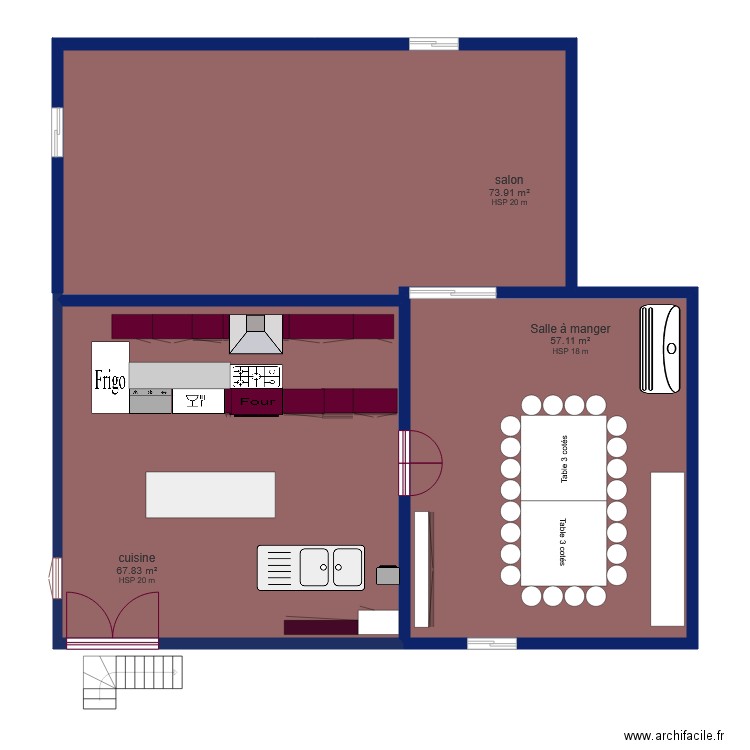 PLAN DE CUISINE. Plan de 0 pièce et 0 m2