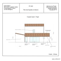 PC - Facade Ouest avec extension projet V5