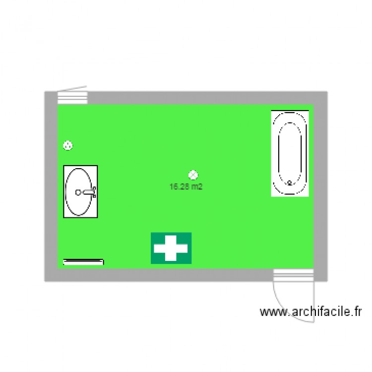 sdb. Plan de 0 pièce et 0 m2