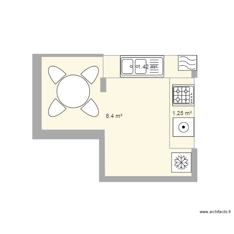 kitchen. Plan de 0 pièce et 0 m2