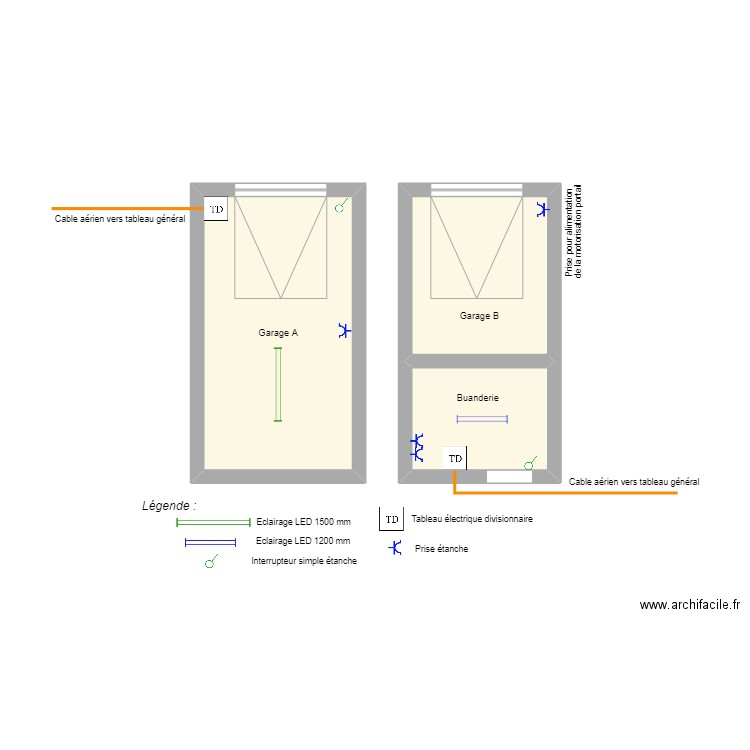 denain garages. Plan de 0 pièce et 0 m2