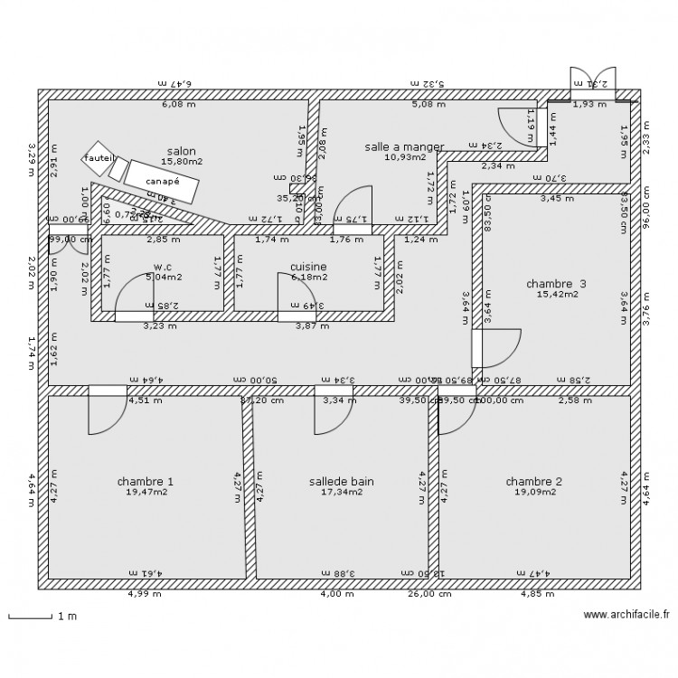 maison de victor 1. Plan de 0 pièce et 0 m2