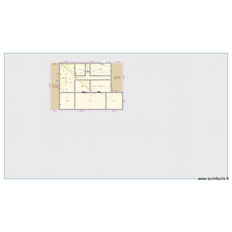 Renov Stoupan2. Plan de 9 pièces et 137 m2