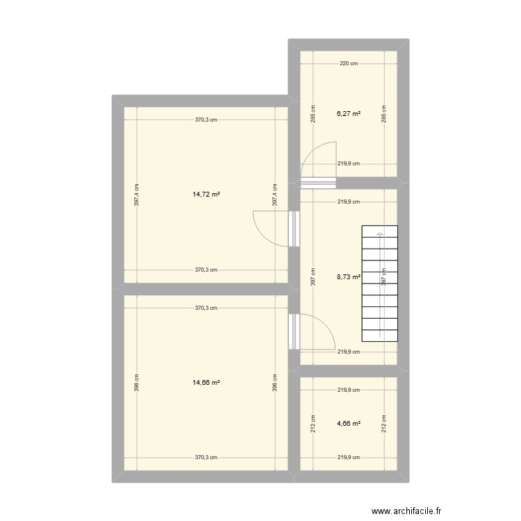 etage. Plan de 0 pièce et 0 m2