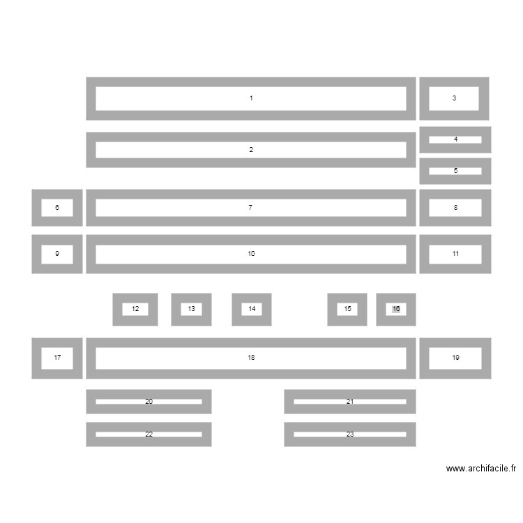 zone commercial brun . Plan de 0 pièce et 0 m2