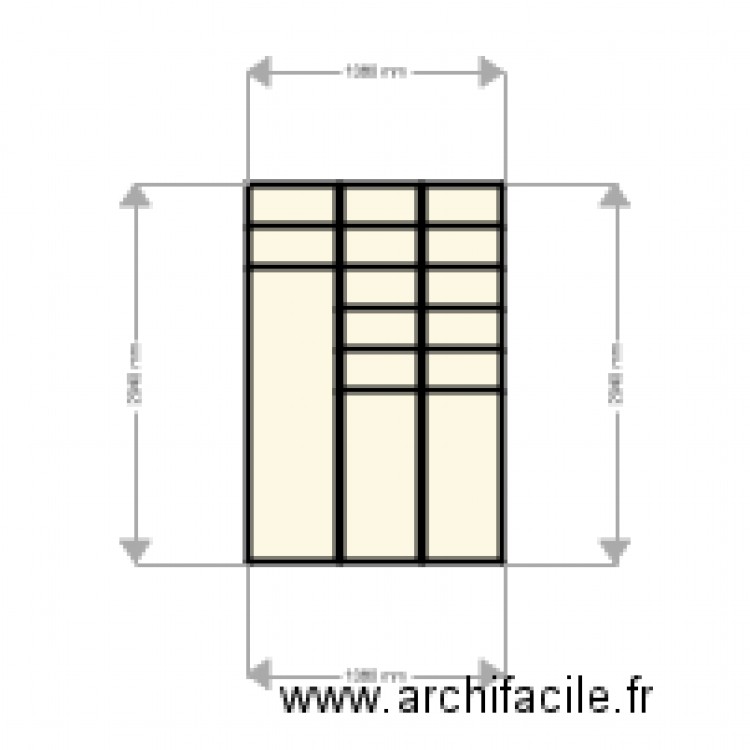 meuble ch. Plan de 0 pièce et 0 m2