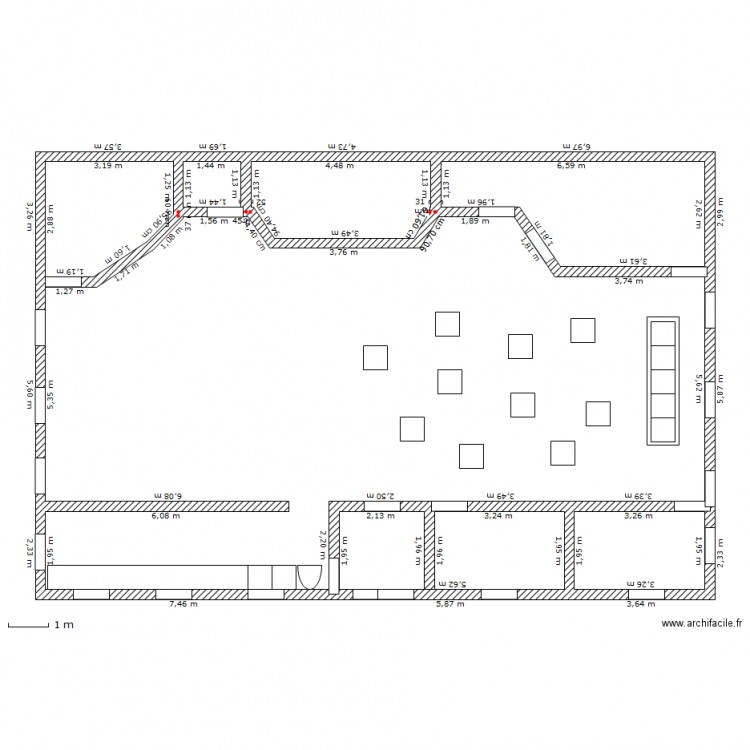 salle des fetes. Plan de 0 pièce et 0 m2