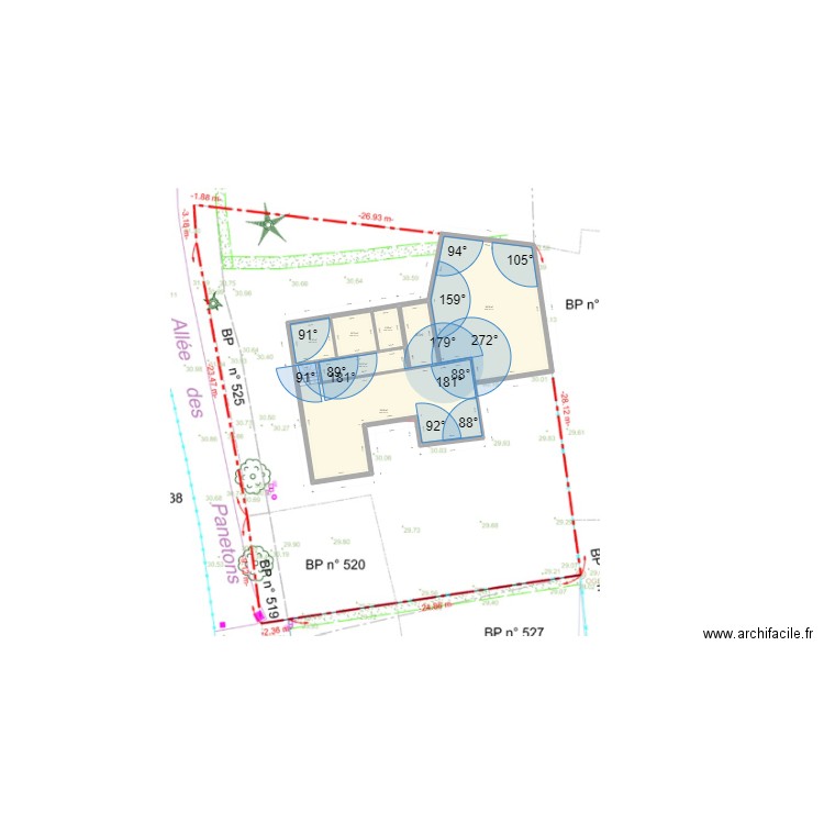 plan v1. Plan de 0 pièce et 0 m2