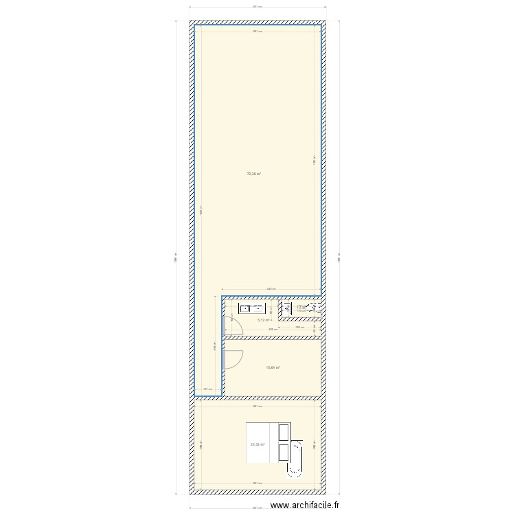 shoul. Plan de 0 pièce et 0 m2